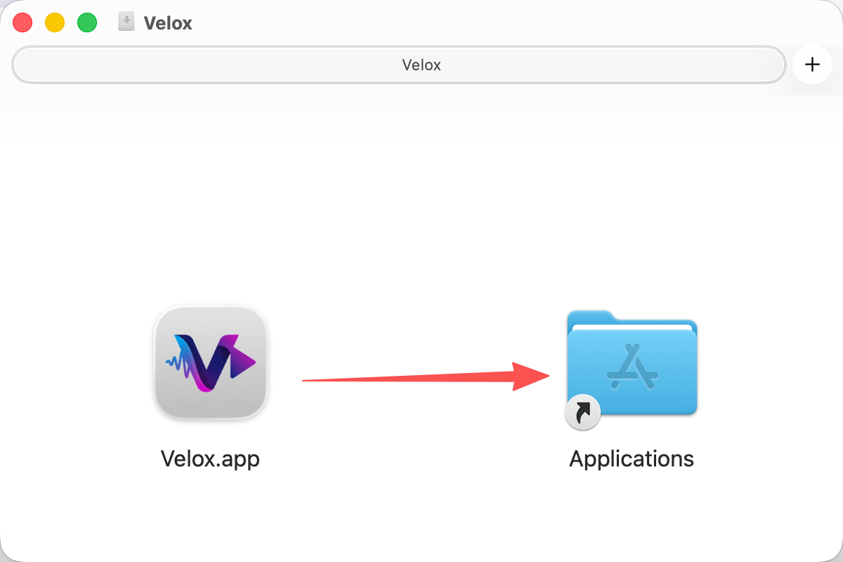 DMG Installation Window
